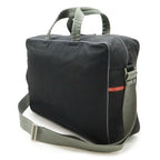 Prada Sport Line Boston Bag Travel Purse Nylon Nero Black Gray 4 V0369 — view 2