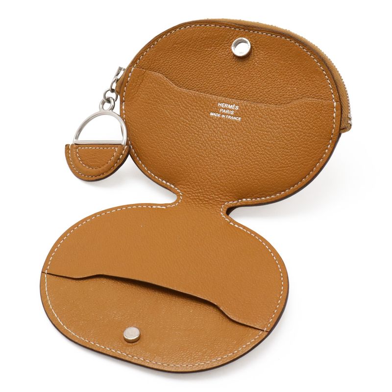 Hermes in the Loop Wink Coin Case Purse Pouch Chevre Leather — view 6