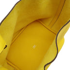 Hermes Picotin Lock MM Tote Taurillon Clemence Leather Lime Yellow — view 7