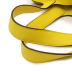 Hermes Picotin Lock MM Tote Taurillon Clemence Leather Lime Yellow — view 6