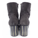 Hermes Velvet Grey Boots — view 5