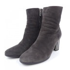 Hermes Velvet Grey Boots — view 3