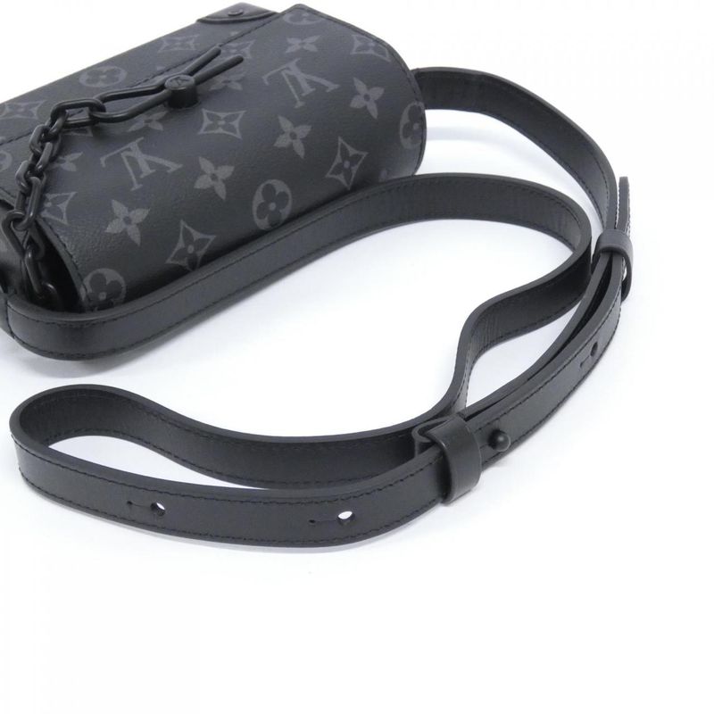 Louis Vuitton Monogram Eclipse Steamer Wearable Wallet Shoulder Bag — view 4