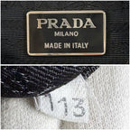 Prada Chain Shoulder Bag Black Leather Hobo Soho Plastic — view 7