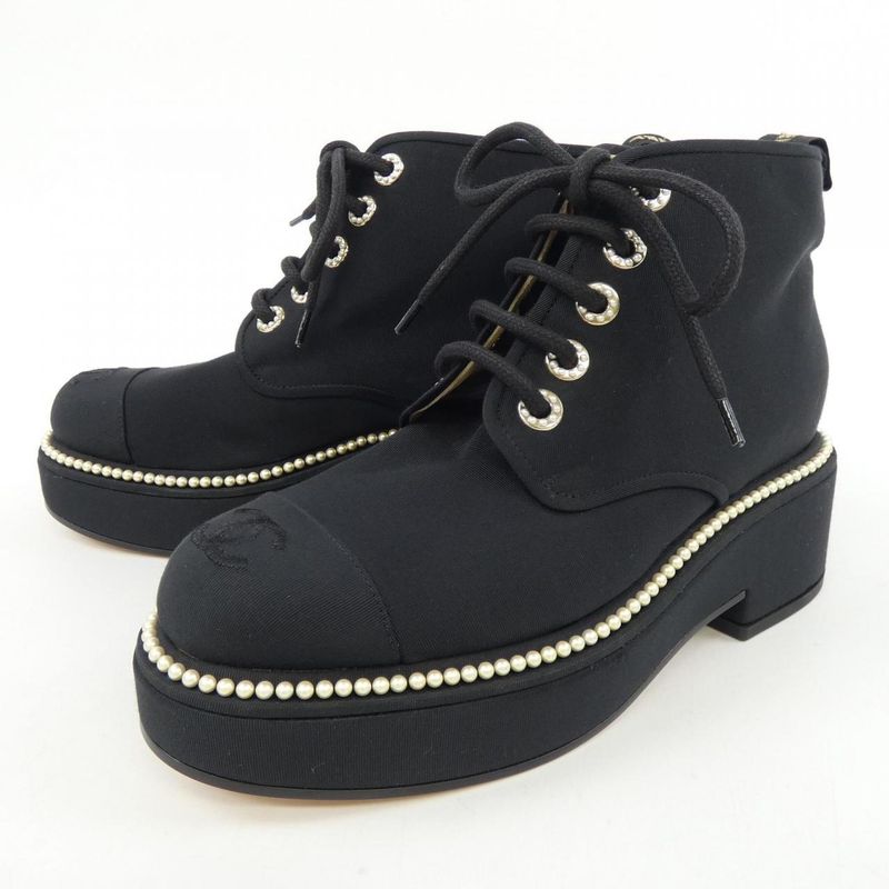 Chanel LACE UP Boots — view 3