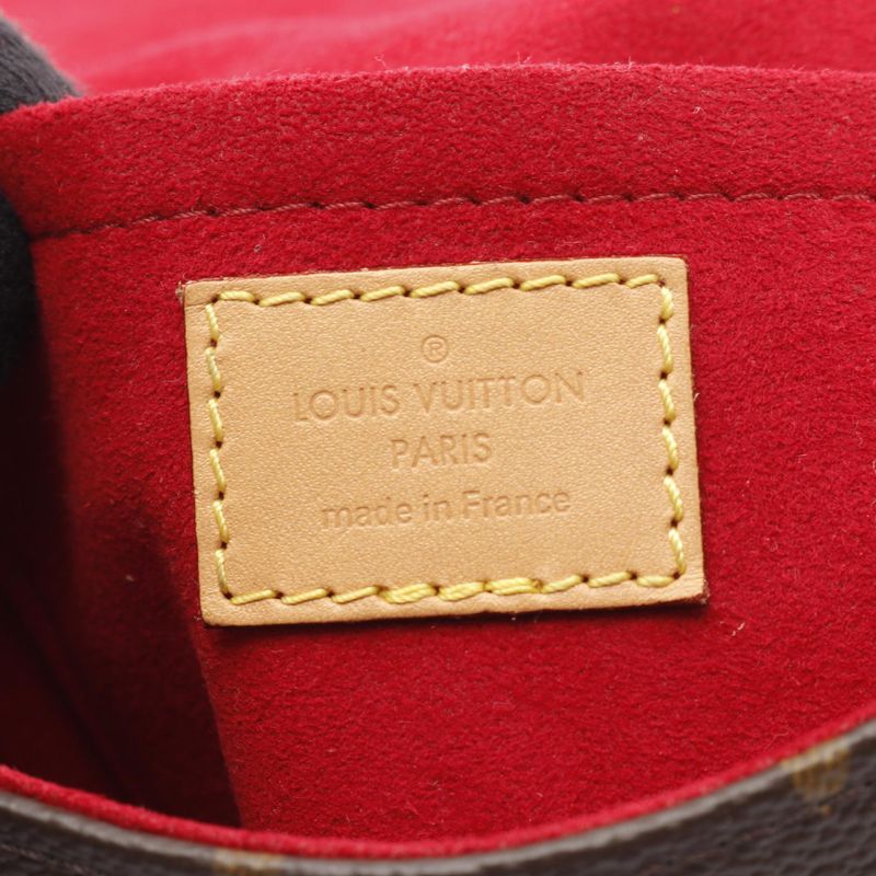 Louis Vuitton Shoulder Bag Tan Blanc Monogram Leather — view 4