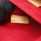Louis Vuitton Shoulder Bag Tan Blanc Monogram Leather — view 5
