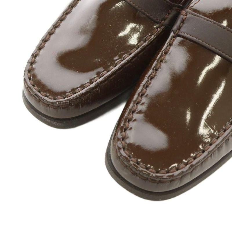 Louis Vuitton Driving Shoes Loafers Moccasins Gold Hardware Buckle Design — view 6
