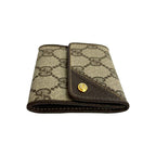 Gucci Vintage GG Logo Pattern Leather Coin Purse