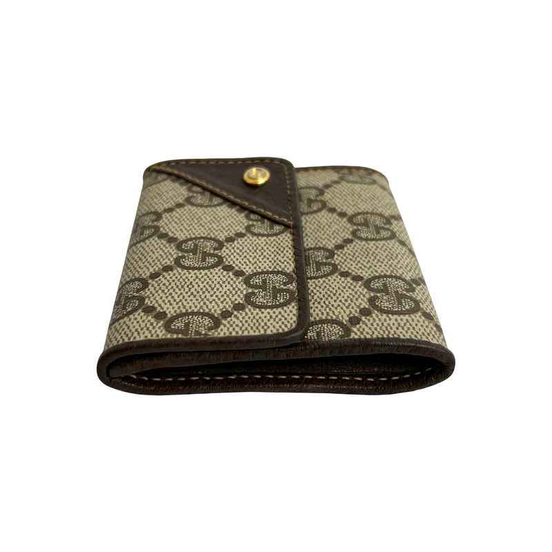 Gucci Vintage GG Logo Pattern Leather Coin Purse