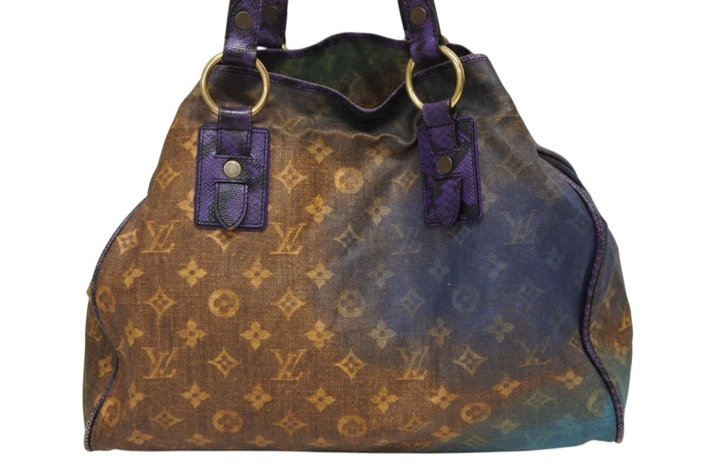 Louis Vuitton Tote Bag Richard Prince Heartbreak Monogram Jokes Canvas Violet — view 3