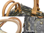 Louis Vuitton Speedy 30 Boston Bag Patchwork Monogram Denim Black — view 8