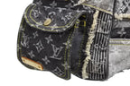 Louis Vuitton Speedy 30 Boston Bag Patchwork Monogram Denim Black — view 5