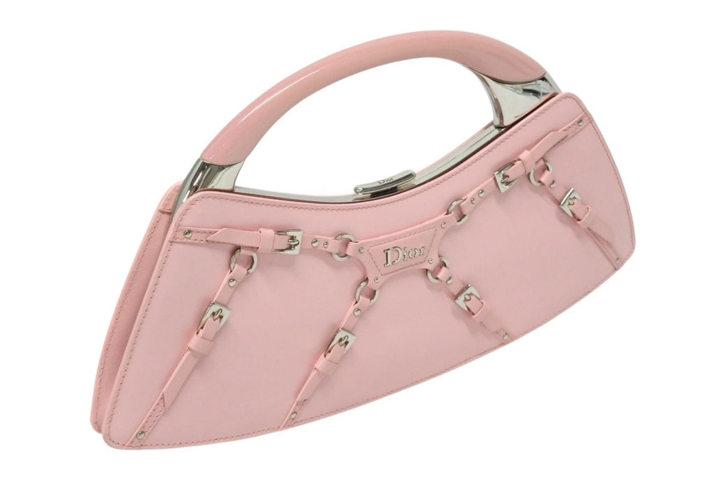 Dior Punk Handbag 13 MA Calfskin Pink Galliano Era Silver — view 3
