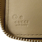 Gucci Wallets ed Long Wallet Diamante Leather Beige Round — view 5