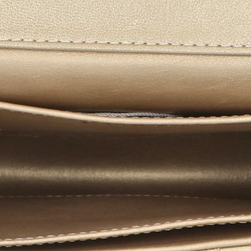 Chanel Quilted Clear Pearl Goatskin Chain Shoulder Bag — view 3