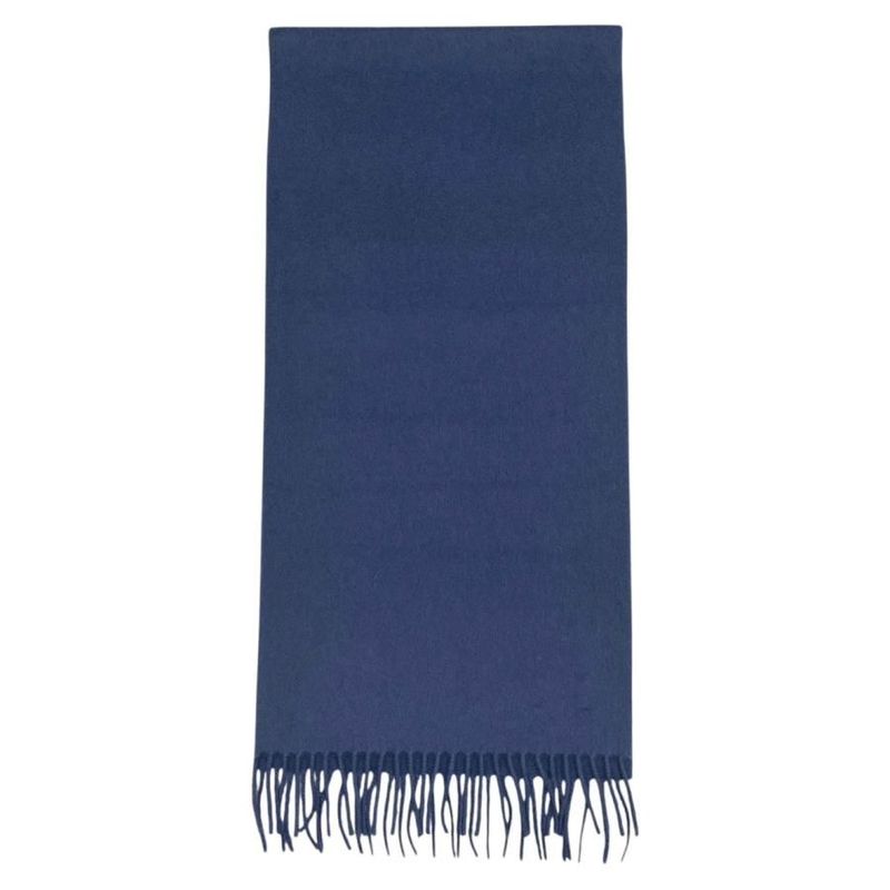Louis Vuitton Scarf Echarpe Jeram Cashmere Logo Navy Blue — view 4
