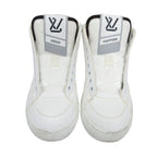 Louis Vuitton Charlie Line Leather Monogram Sneakers High Cut Logo 34 — view 3