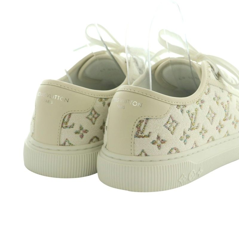 Louis Vuitton Lagoon Sneakers Shoes Lame Thread 39 — view 4
