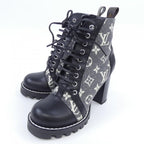 Louis Vuitton Monogram Denim Star Trail Line Boots — view 3