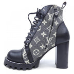 Louis Vuitton Monogram Denim Star Trail Line Boots — view 2