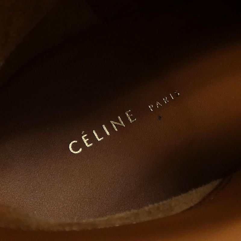 Celine Black Leather Boots — view 6