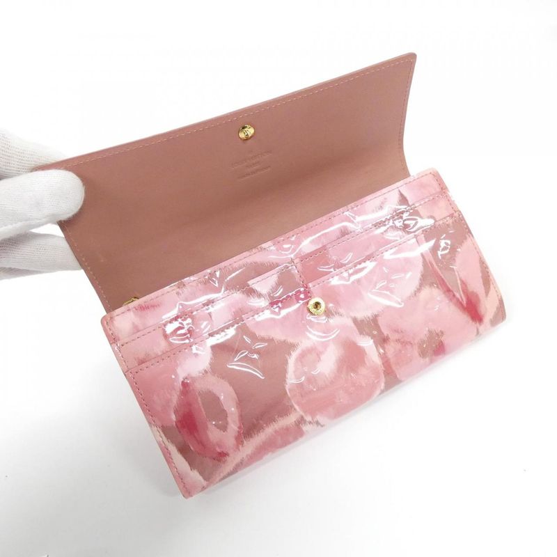Louis Vuitton Monogram Vernis Flower Ikat Portefeuille Sarah Wallet — view 6