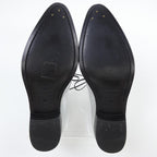 Celine Silver Metallic Oxford Shoes — view 4