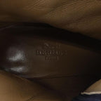 Hermes Navy Suede Boots — view 6