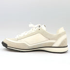 Chanel Low Cut Sneakers Leather White Gray Size 35 — view 5