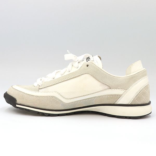 Chanel Low Cut Sneakers Leather White Gray Size 35 — view 5