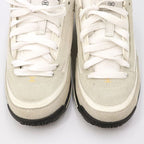 Chanel Low Cut Sneakers Leather White Gray Size 35 — view 2