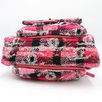 Chanel Pink and Other Tweed Coco Peach 2-Way Bag — view 3