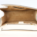 Gucci White Leather Sylvie Sherry Line 2-Way Handbag — view 7