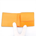Bottega Veneta Dark Greenish and Orange Calfleather Maxi Intrecciato Cassette — view 5