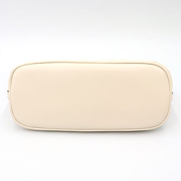 Gucci White Leather GG Marmont One Shoulder Bag — view 3