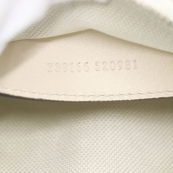 Gucci White Leather GG Marmont One Shoulder Bag — view 8