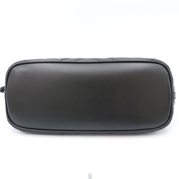 Gucci Black Leather GG Marmont One Shoulder Bag — view 3