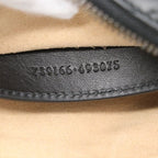 Gucci Black Leather GG Marmont One Shoulder Bag — view 8