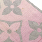 Louis Vuitton Monogram Sunset Echarpe Scarf Wool Etc Gray Pink — view 6