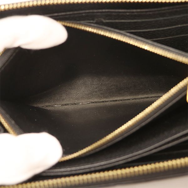 Louis Vuitton Monogram Black Zippy Wallet Long — view 6