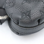 Louis Vuitton Noir Black Mahina Leather Scala Mini Shoulder Bag — view 4