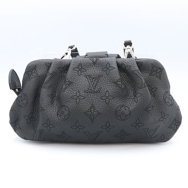 Louis Vuitton Noir Black Mahina Leather Scala Mini Shoulder Bag — view 2