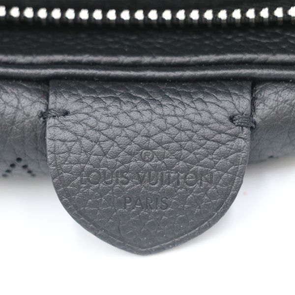 Louis Vuitton Noir Black Mahina Leather Scala Mini Shoulder Bag — view 8