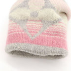 Louis Vuitton Monogram Sunset Gloves Wool Etc Gray Pink — view 4