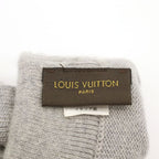 Louis Vuitton Monogram Sunset Gloves Wool Etc Gray Pink — view 7