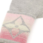 Louis Vuitton Monogram Sunset Gloves Wool Etc Gray Pink — view 3