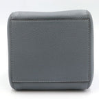 Fendi Blue Grey Leather Origami Mini Shoulder Bag 8 Bs083 — view 3
