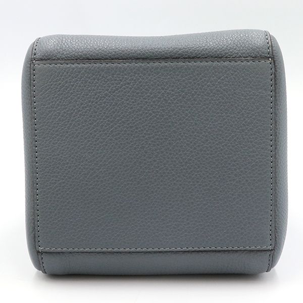 Fendi Blue Grey Leather Origami Mini Shoulder Bag 8 Bs083 — view 3