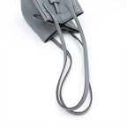 Fendi Blue Grey Leather Origami Mini Shoulder Bag 8 Bs083 — view 5
